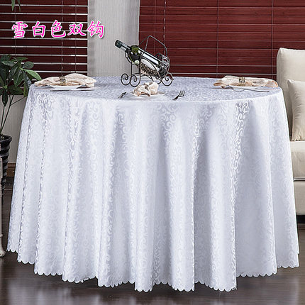 酒店桌布布艺餐厅台布饭店餐桌布欧式圆形家用茶几布圆桌桌布定制