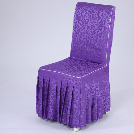 定做批发酒店椅套连体饭店椅子套餐厅宴会餐椅套婚庆婚宴凳子套罩