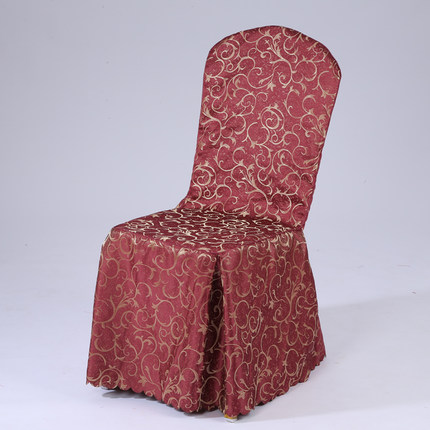定做加扣酒店椅套餐厅宴会椅子套饭店餐椅套凳子套罩座椅套批发