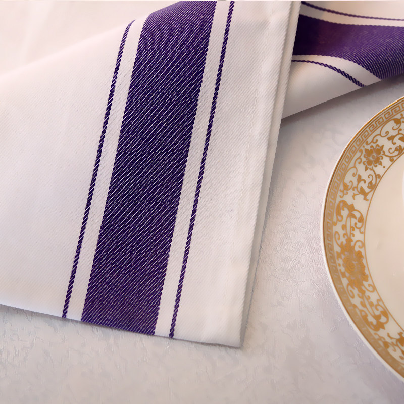 纯棉擦杯布口布酒店擦红酒杯布吸水不掉色不掉毛餐巾布折花布全棉