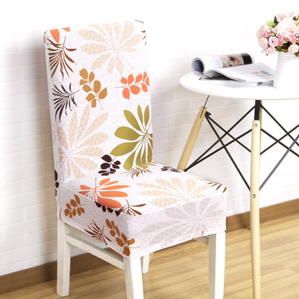 家用弹力椅套连体酒店餐椅套凳子套罩餐桌椅子套罩座椅套欧式布艺