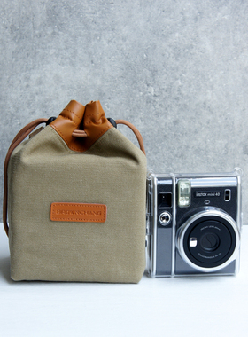 适用富士拍立得mini7+9 11 evo wide300 sq2 40 90防水帆布相机包