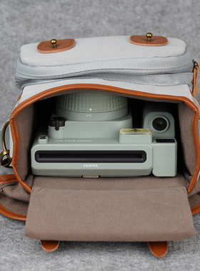 富士拍立得宽幅专用wide400 wide500af wide300210复古防撞相机包