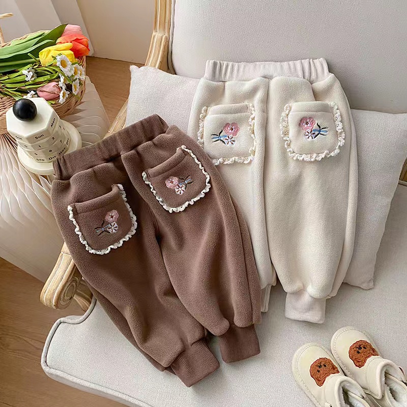 女童春秋款裤子儿童休闲卫裤