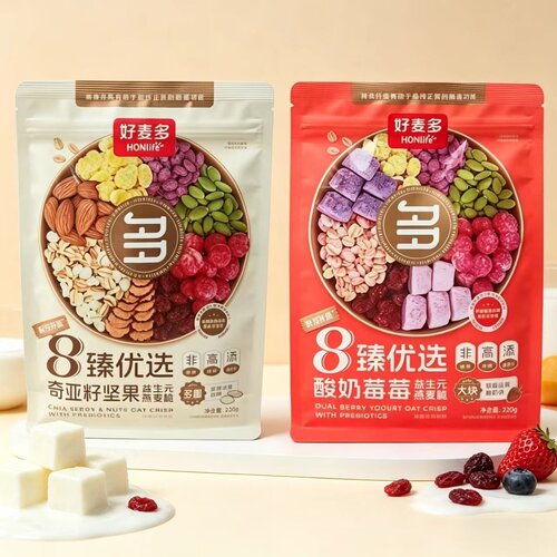 好麦多燕麦水果坚果麦脆早餐