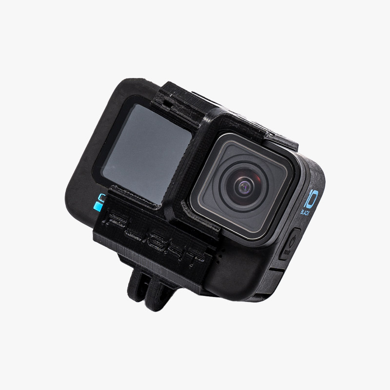 翼飞3d打印件 运动相机9/10/11通用半包狗座可调角度轻量化