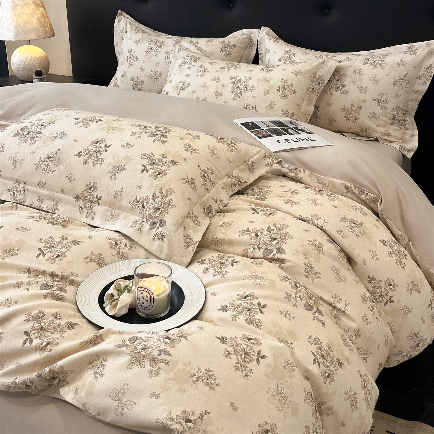 2025新款纯棉磨毛小清新四件套