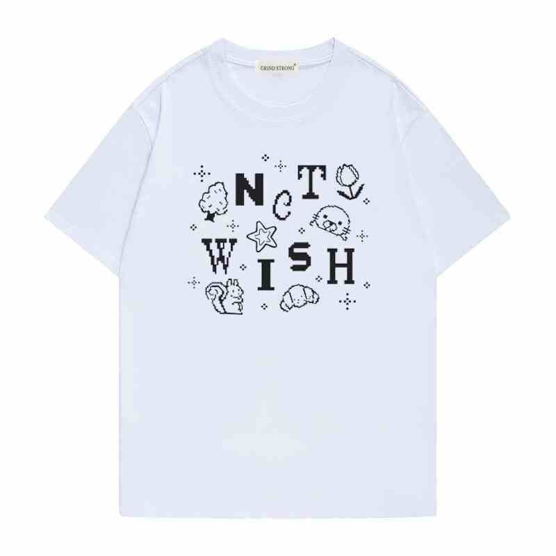 NCTWISH同款小众短袖T恤女