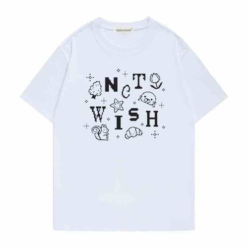 NCTWISH同款小众短袖T恤女