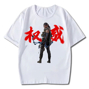 权威三角洲行动短袖t恤周边威龙蚀金玫瑰游戏塞伊德党T恤学生衣服
