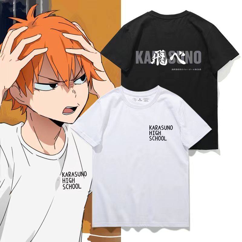排球少年T恤乌野日向翔阳西谷夕同款短袖一骑当千高校二次元痛衣