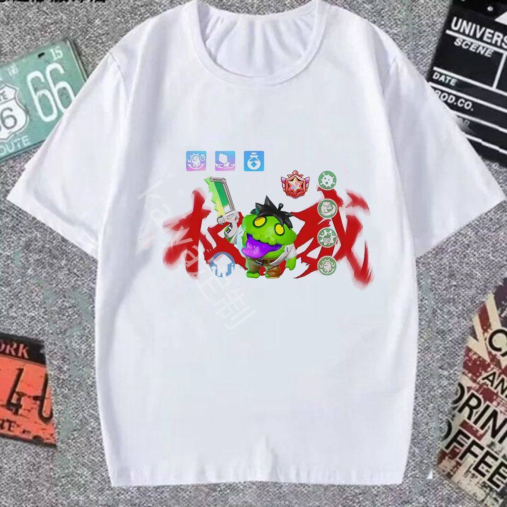 夏季新款抽象蛋仔派对T恤