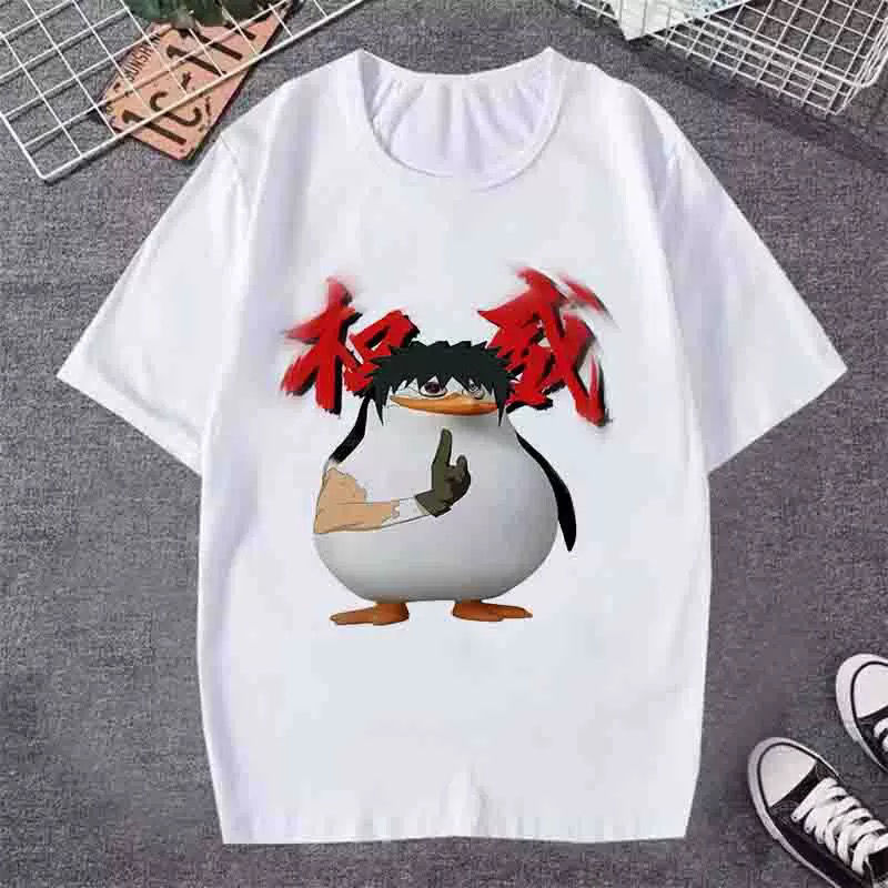 火影忍者马达加斯加企鹅T恤