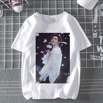 夏季新款蔡徐坤同款短袖T恤衫