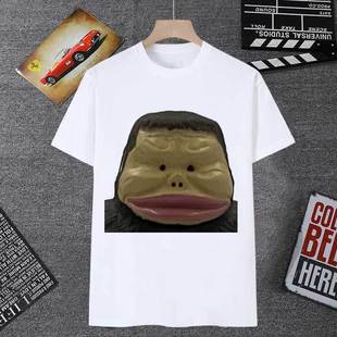 泽塔奥特曼人工生命体M1号头像短袖男t恤恶搞猩猩表情包学生衣服