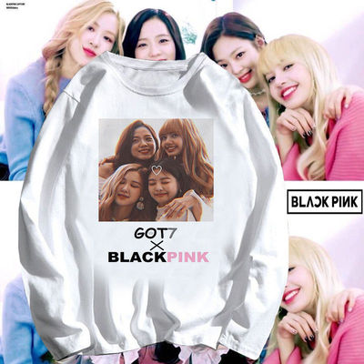 blackpink周边同款T恤韩女