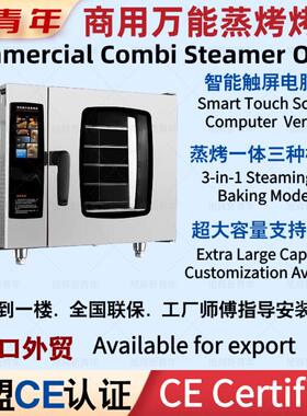 商用蒸烤箱多功能智能蒸烤一体机大型酒店餐厅自动清洗大容量