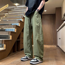 tachiism店2024新品韩版时尚青少年个性潮流纯色速干休闲裤