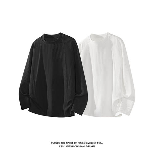 NOT UGLY店铺叁佰TTBRO新品田尼克工作室潮流时尚大码圆领拼接T恤