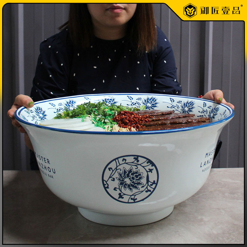 仿真食品模型大型45cm兰州牛肉拉面放大款玻璃钢雕塑雕刻饭店假样
