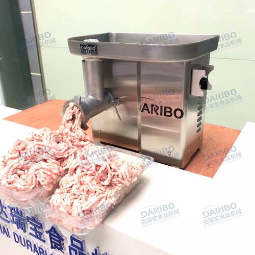l台式绞肉机绞肉沫 小型猪肉牛肉打馅料机打肉糜 商用碎肉糜机