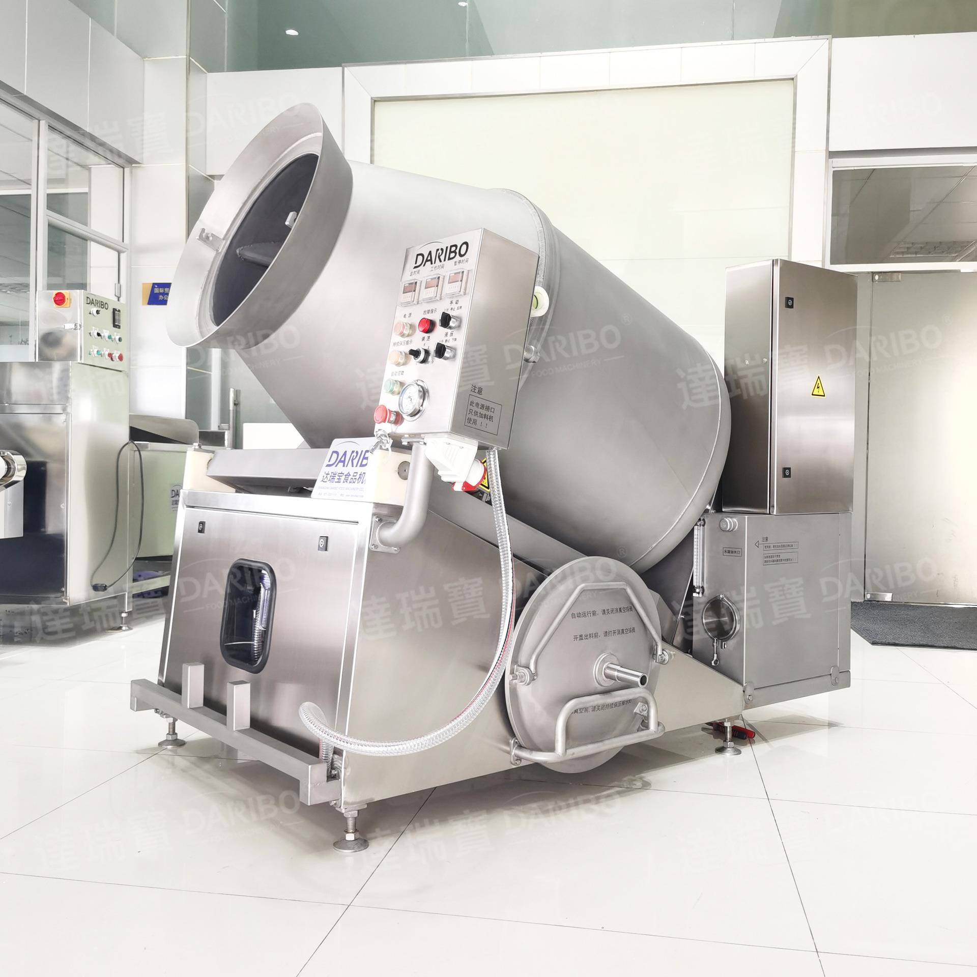 O全自动不锈钢肉制品腌制机液压真空滚揉机入味机牛羊肉腌制变频