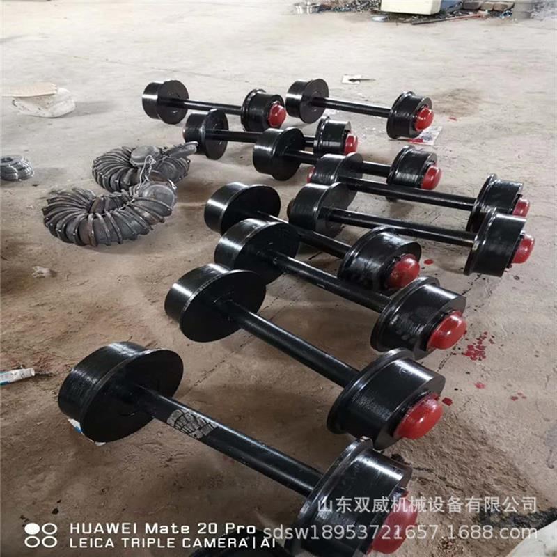 供应300mm矿用轮子 平板车翻斗车实心轮对 300*600矿车轮厂家