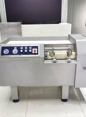 W 牛肉粒加工切粒机设备 牛腩切肉丁机羊肉粒切丁 腊肉腊肠切丁机