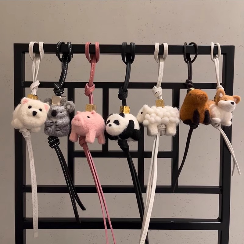 【高定】纯手工编织羊毛毡挂件适