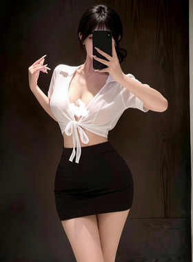 霏慕包臀秘书制服裙子套装