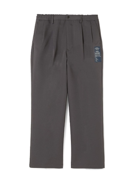 N.HOOLYWOOD TEST DOUBLE TUCK TROUSERS 25AW军事线双褶直筒长裤