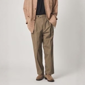 Alan 做旧蜡染双褶西裤 Garment dress Steven 26SS trousers