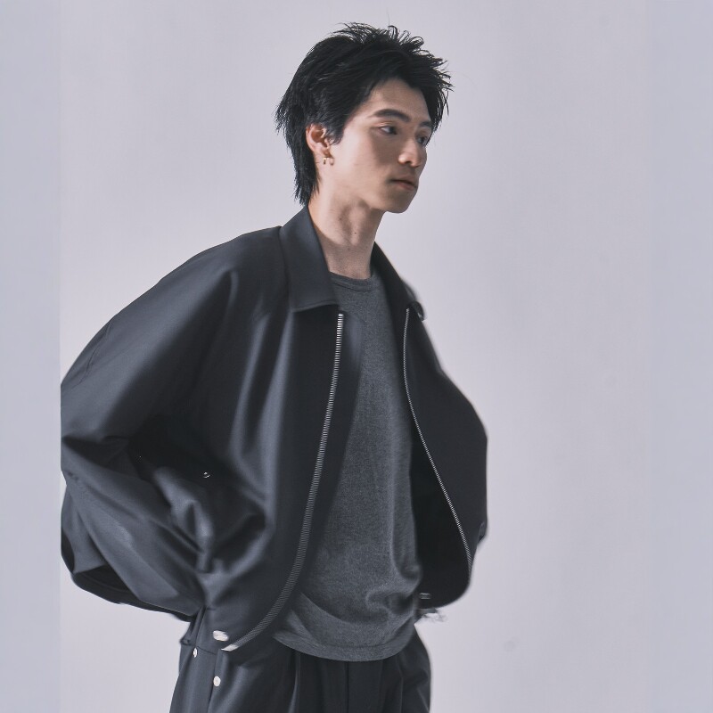 CONZ summer balloon blouson 26SS 夏季羊毛华达呢抽绳气球夹克