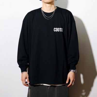 COOTIE吸汗速干印花宽松长袖T恤