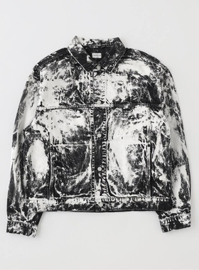 J.S.Homestead denim tracker 25SS日产冈山漂白染色卡车牛仔夹克