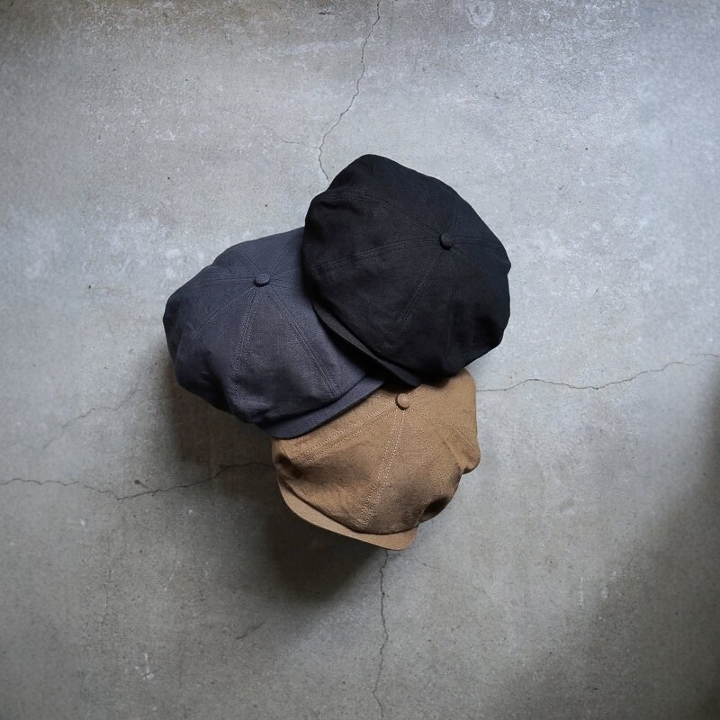 THE H.W.DOG&CO. LINEN PAPER PK CAP 26SS 狗牌复古报童狩猎帽
