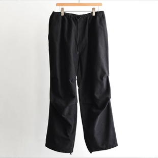 COMOLI moleskin knee tuck pants 25AW 鼹鼠皮打褶工装长裤