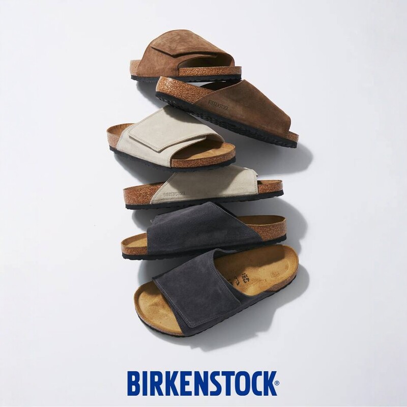 BIRKENSTOCKJS麂皮魔术贴凉拖