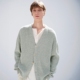 羊绒真丝混纺罗纹针织开衫 AURALEE CARDIGAN 26SS MELANGE KNIT