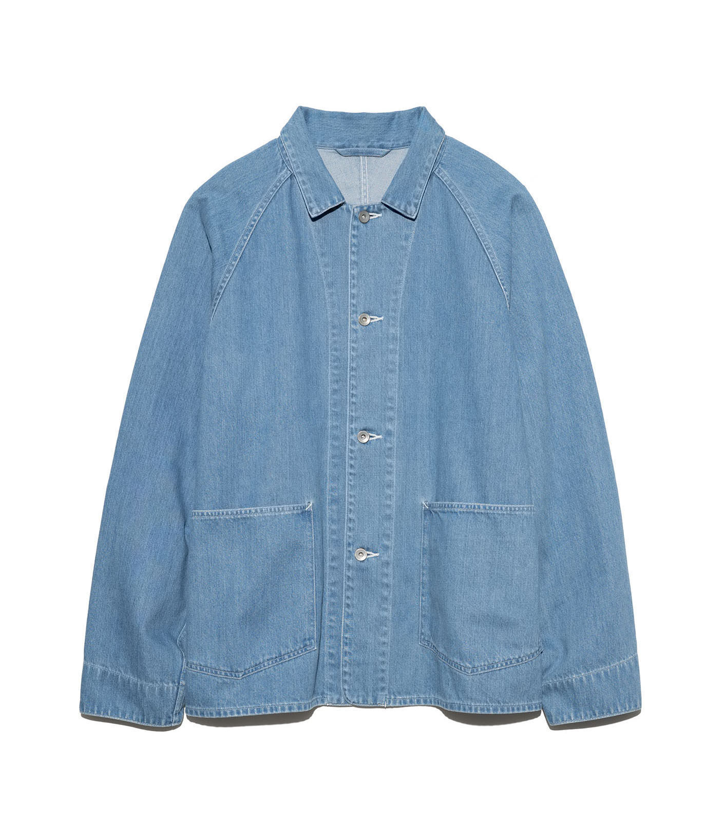 nanamica Denim Jacket 24SS 日产复古两袋轻量机能宽松牛仔夹克