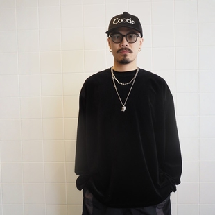 Tee 26SS T恤 COOTIE 宽松丝绒长袖 Velour