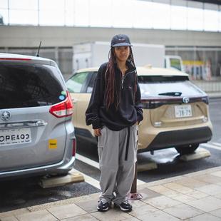 SEDAN ALL PURPOSE TECH LOGO ZIP SWEATSHIRT 24AW 半拉链卫衣