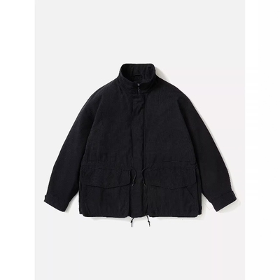 A.PRESSE真丝防撕布空军夹克