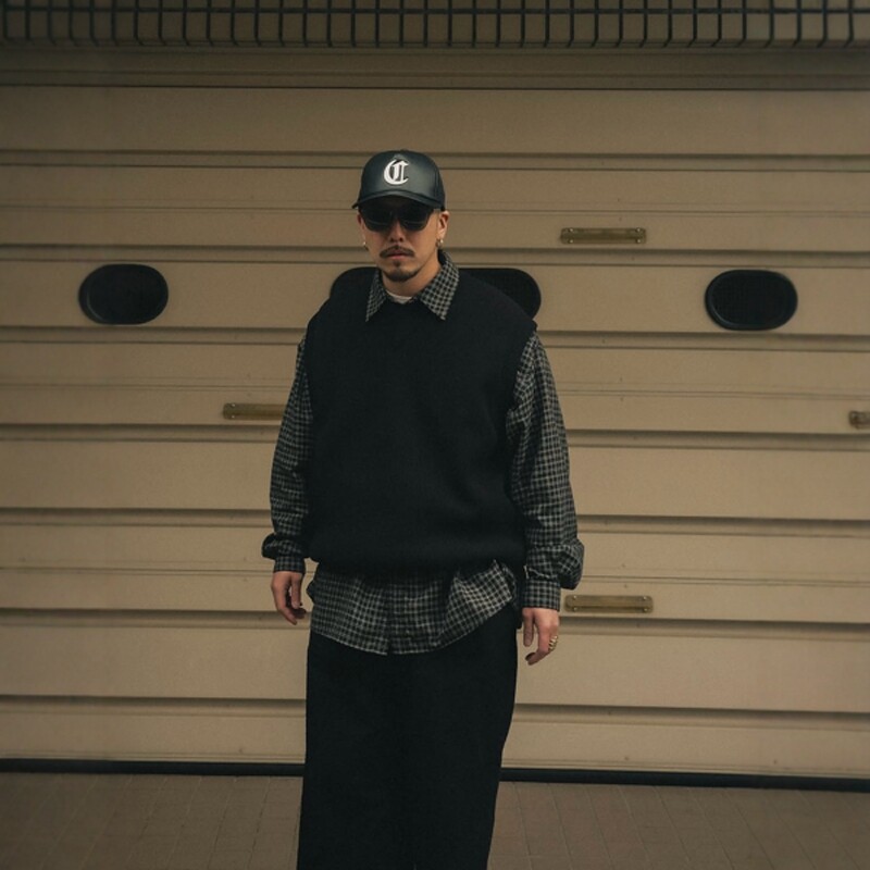 COOTIEV领宽松套头针织背心马甲