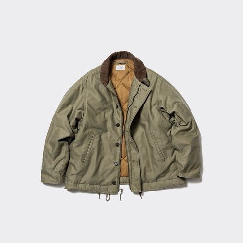 Unlikely绗缝复古甲板棉服夹克