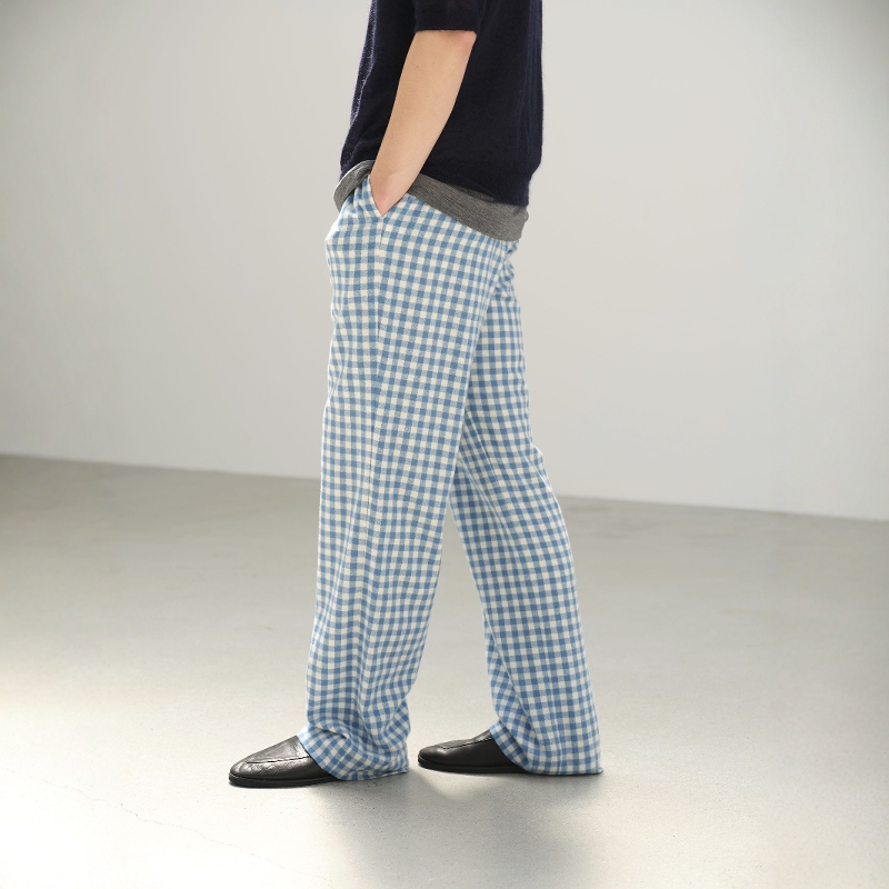 AURALEE CASHMERE DRAWSTRING PANTS 25SS 克什米尔蒙古羊绒长裤