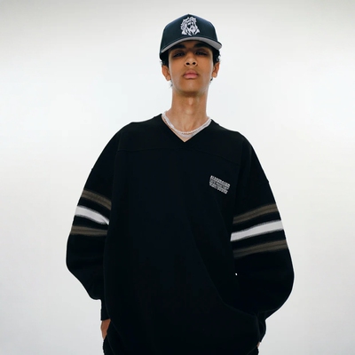 COOTIE混纺斜纹布五片刺绣棒球帽