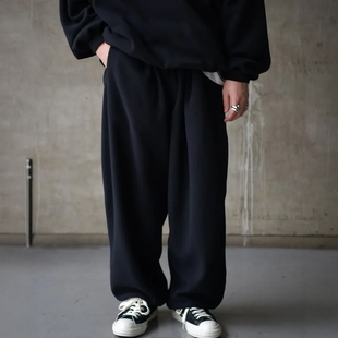 COOTIE Fleece Wide Easy Pants 26SS摇粒绒抽绳宽松收脚运动卫裤
