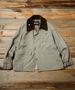 FS店铺联名限定无蜡复古宽松猎装 24AW 夹克 BORROWDALE BARBOUR