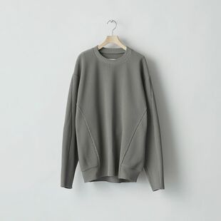 ssstein Gradation Pleats Twist Sleeve 25SS 层次褶皱圆领卫衣